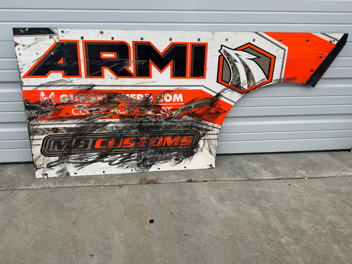 Orange ARMI, Gun Shepherd, MB Custom Quarter Panel