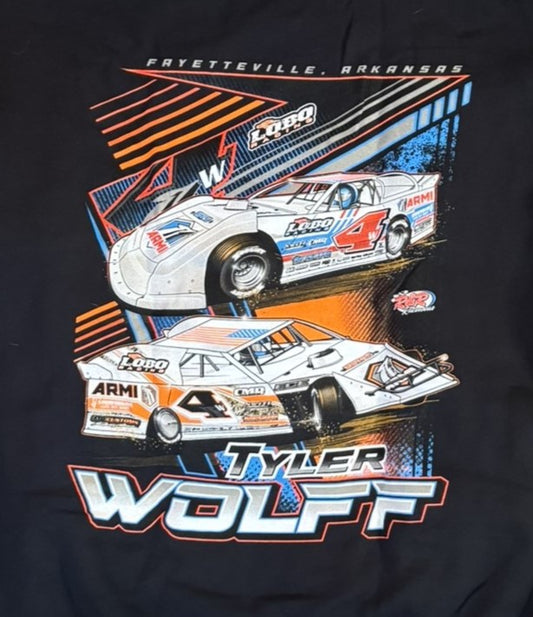 Tyler Wolff Late Model and Modified Hoodie